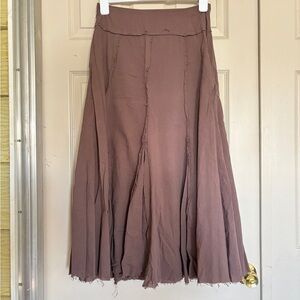 Speechless Mauve Midi Skirt